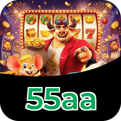 Passo a passo visual mostrando processo de download e instalação do aplicativo 55aa